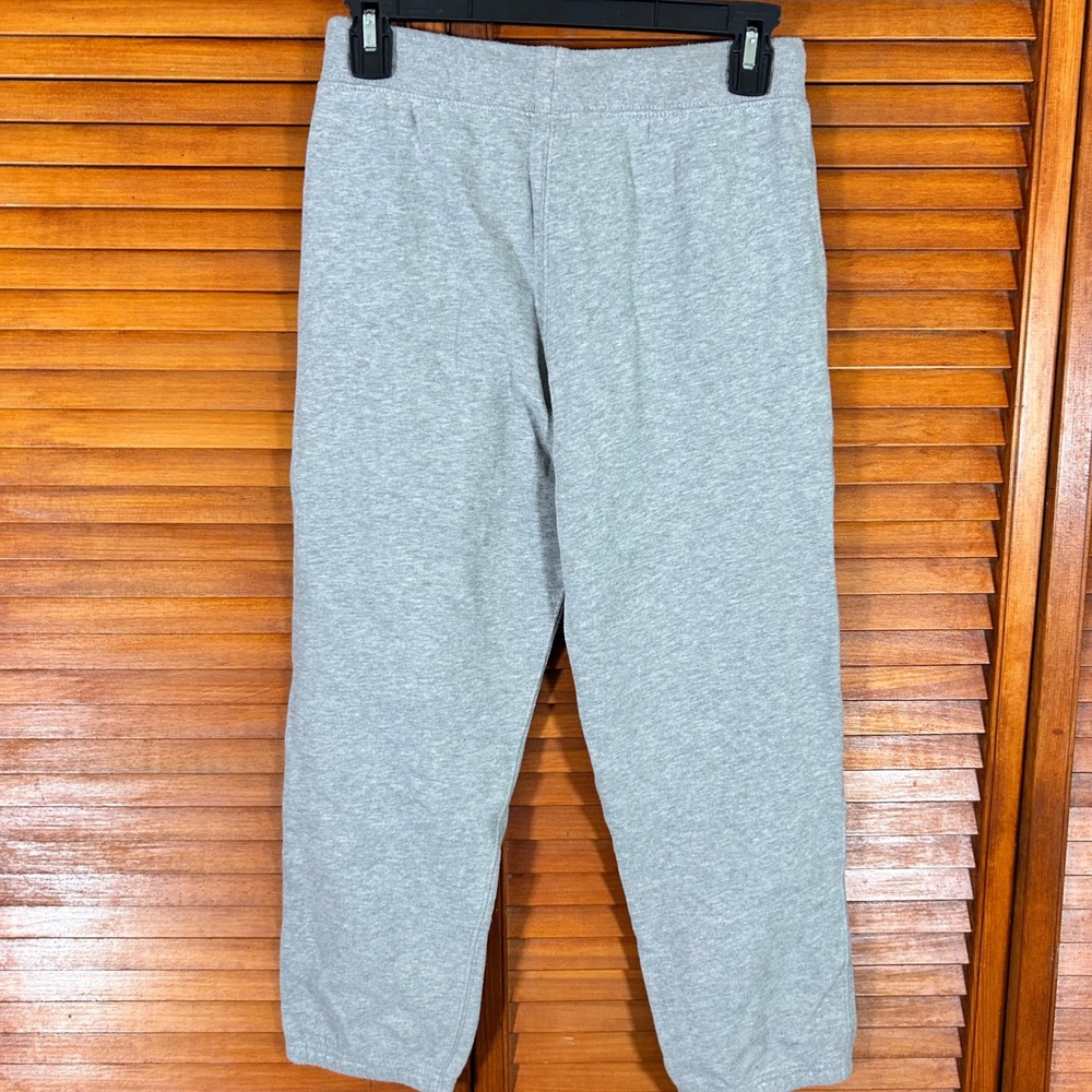 Polo Ralph Lauren Boys Gray Fleece Jogger Sweatpants Size M 10-12 Pony Logo